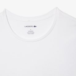 Sous-Vetements & Vetements D'Interieur | LACOSTE Lot De 3 T-Shirts D'Interieurs A Col Rond En Coton Uni