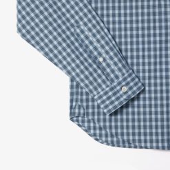 Chemises | LACOSTE Chemise A Carreaux En Popeline