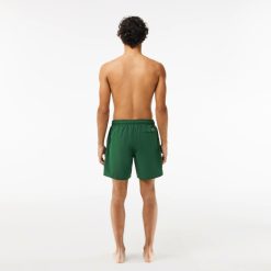 Maillots De Bain | LACOSTE Short De Bain Mi-Long A Message