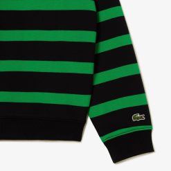 Sweatshirts | LACOSTE Sweatshirt A Rayures Loose Fit Avec Imprime 3D