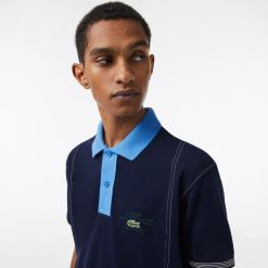 Polos | LACOSTE Polo Bicolore Homme Lacoste En Coton Biologique