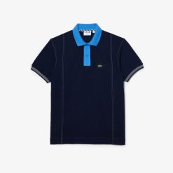 Polos | LACOSTE Polo Bicolore Homme Lacoste En Coton Biologique