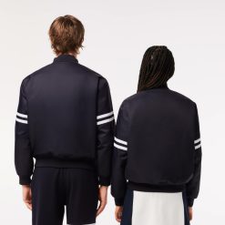 Manteaux & Vestes | LACOSTE Bomber Rembourre Deperlant Avec Badge Archives