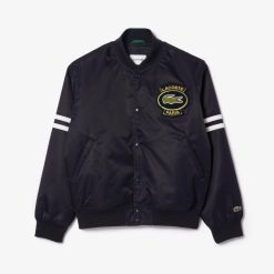 Manteaux & Vestes | LACOSTE Bomber Rembourre Deperlant Avec Badge Archives