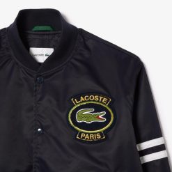 Manteaux & Vestes | LACOSTE Bomber Rembourre Deperlant Avec Badge Archives