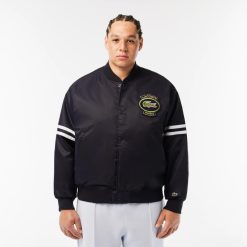 Manteaux & Vestes | LACOSTE Bomber Rembourre Deperlant Avec Badge Archives