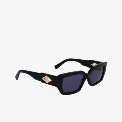 Lunettes De Soleil | LACOSTE Lunettes De Soleil Monogramme Rectangulaires En Acetate