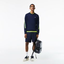 Vetements De Sport | LACOSTE Sweatshirt Homme Lacoste Tennis Classic Fit Bandes Siglees