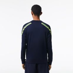 Vetements De Sport | LACOSTE Sweatshirt Homme Lacoste Tennis Classic Fit Bandes Siglees