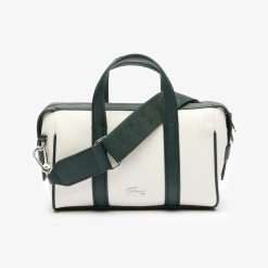 Sacs A Bandouliere | LACOSTE Petit Sac Boston Nilly Contraste Petit Pique