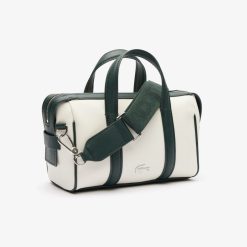 Sacs A Bandouliere | LACOSTE Petit Sac Boston Nilly Contraste Petit Pique