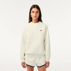 Sweatshirts | LACOSTE Sweatshirt Jogger A Col Rond Double Face Pique