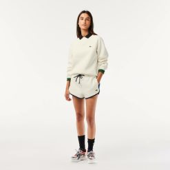 Sweatshirts | LACOSTE Sweatshirt Jogger A Col Rond Double Face Pique