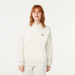 Sweatshirts | LACOSTE Sweatshirt Jogger A Col Rond Double Face Pique