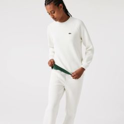 Sweatshirts | LACOSTE Sweatshirt Jogger A Col Rond Double Face Pique