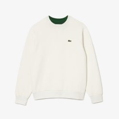 Sweatshirts | LACOSTE Sweatshirt Jogger A Col Rond Double Face Pique