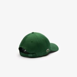 Chapeaux & Casquettes | LACOSTE Casquette Unie Lacoste En Twill De Coton Biologique