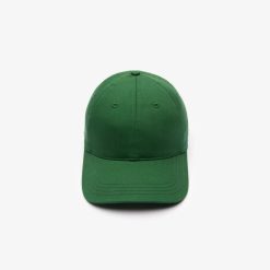 Chapeaux & Casquettes | LACOSTE Casquette Unie Lacoste En Twill De Coton Biologique