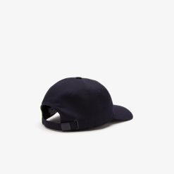 Chapeaux & Casquettes | LACOSTE Casquette Avec Badge Crocodile Matelasse En Twill De Coton