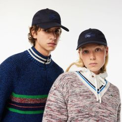 Chapeaux & Casquettes | LACOSTE Casquette Avec Badge Crocodile Matelasse En Twill De Coton