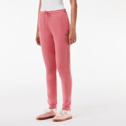 Pantalons & Shorts | LACOSTE Pantalon De Survetement Jogger Femme Lacoste En Molleton