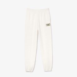 Pantalons & Shorts | LACOSTE Pantalon De Survetement Jogger Imprime Tennis En Molleton