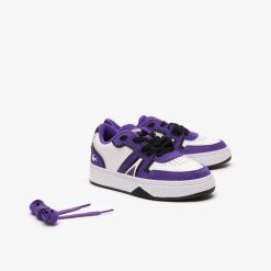 Sneakers | LACOSTE Sneakers L001 Femme En Cuir Enduit