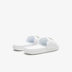 Claquettes & Sandales | LACOSTE Claquettes Croco 1.0 Femme Lacoste En Synthetique