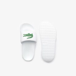 Claquettes & Sandales | LACOSTE Claquettes Croco 1.0 Femme Lacoste En Synthetique