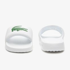 Claquettes & Sandales | LACOSTE Claquettes Croco 1.0 Femme Lacoste En Synthetique