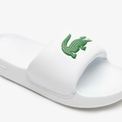 Claquettes & Sandales | LACOSTE Claquettes Croco 1.0 Femme Lacoste En Synthetique