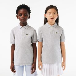 Vetements Fille | LACOSTE Polo Enfant Lacoste Regular Fit En Petit Pique Uni