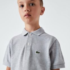 Vetements Fille | LACOSTE Polo Enfant Lacoste Regular Fit En Petit Pique Uni