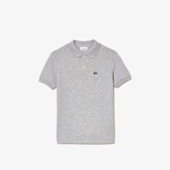 Vetements Fille | LACOSTE Polo Enfant Lacoste Regular Fit En Petit Pique Uni