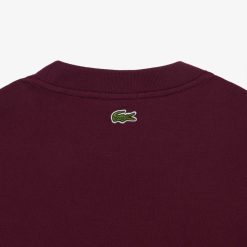 T-Shirts | LACOSTE T-Shirt Unie Loose Fit Avec Grand Crocodile Coton Epais