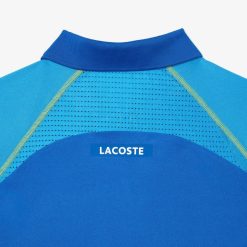 Vetements De Sport | LACOSTE Polo Homme Tennis En Pique Ultra-Dry De Polyester Recycle