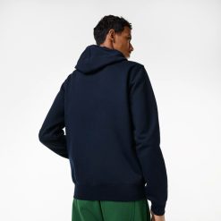 Sweatshirts | LACOSTE Sweatshirt Zippe Homme Lacoste A Capuche En Molleton