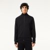 Sweatshirts | LACOSTE Sweatshirt Jogger Zippe Uni A Col Montant En Coton Melange