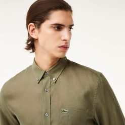 Chemises | LACOSTE Chemise Homme Lacoste En Lin