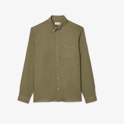 Chemises | LACOSTE Chemise Homme Lacoste En Lin