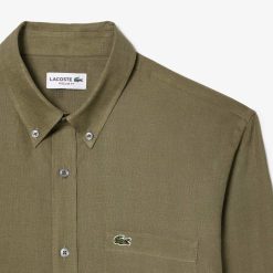 Chemises | LACOSTE Chemise Homme Lacoste En Lin