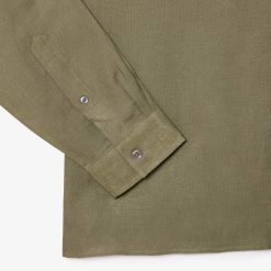 Chemises | LACOSTE Chemise Homme Lacoste En Lin