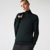 Pullovers | LACOSTE Pull A Col Roule En Laine Merinos Unie