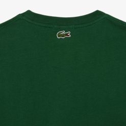 T-Shirts | LACOSTE T-Shirt Regular Fit En Jersey Epais De Coton