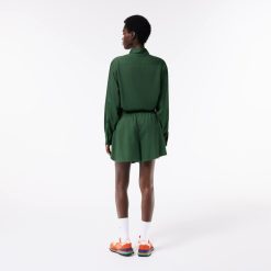 Pantalons & Shorts | LACOSTE Short Fluide En Lyocell