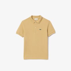 Vetements Fille | LACOSTE Polo Enfant Lacoste Regular Fit En Petit Pique Uni