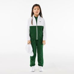 Vetements Fille | LACOSTE Veste De Survetement Zippee Sportsuit Color-Block