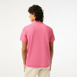 Polos | LACOSTE Polo Homme Lacoste Imprime En Coton Biologique