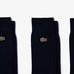 Chaussettes | LACOSTE Lot De 3 Paires De Chaussettes Hauteur Mi-Mollets