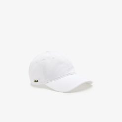 Chapeaux & Casquettes | LACOSTE Casquette Unie Lacoste En Twill De Coton Biologique